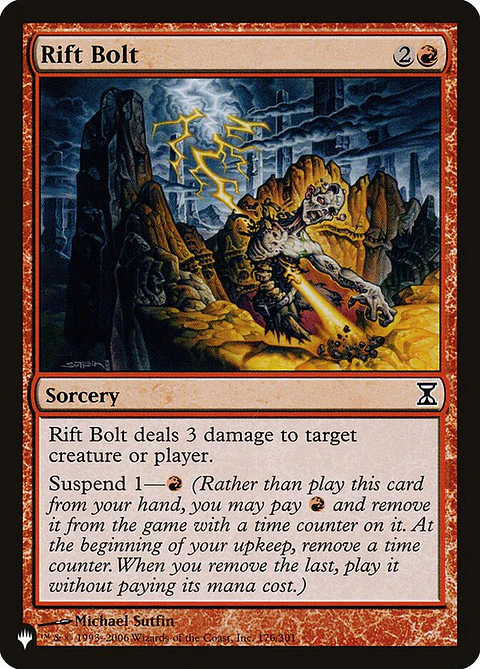 Rift Bolt (The List)