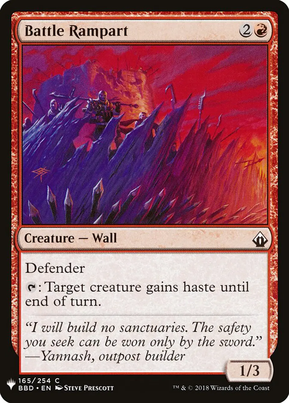 Battle Rampart (The List) 1