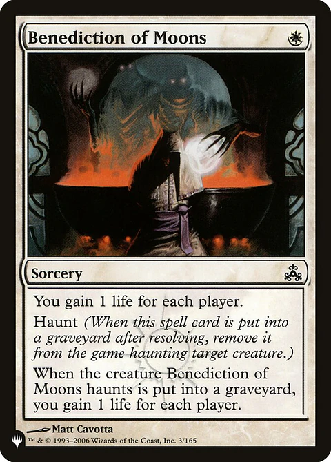 Benediction of Moons (The List)