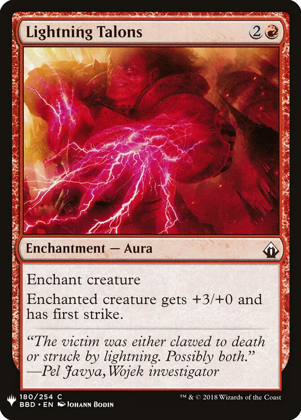 Lightning Talons (The List) 1
