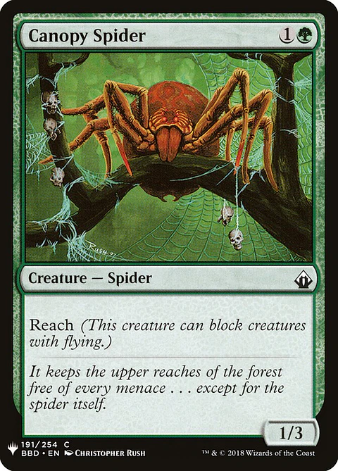 Canopy Spider (The List)