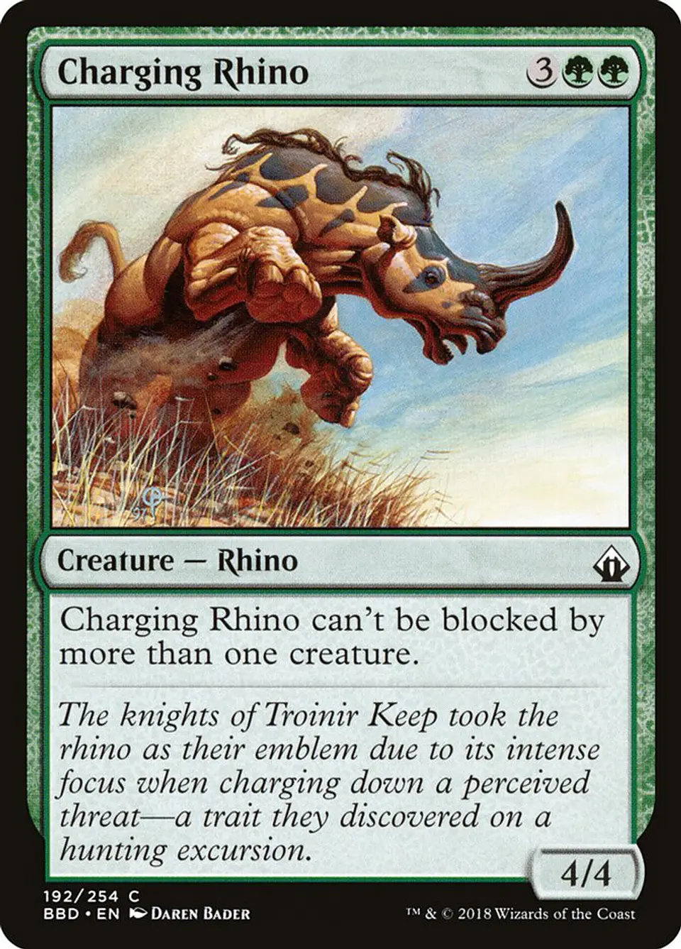 Charging Rhino 1