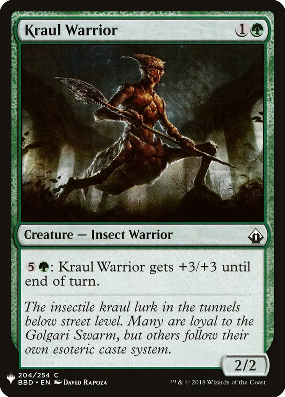 Kraul Warrior (The List) 1