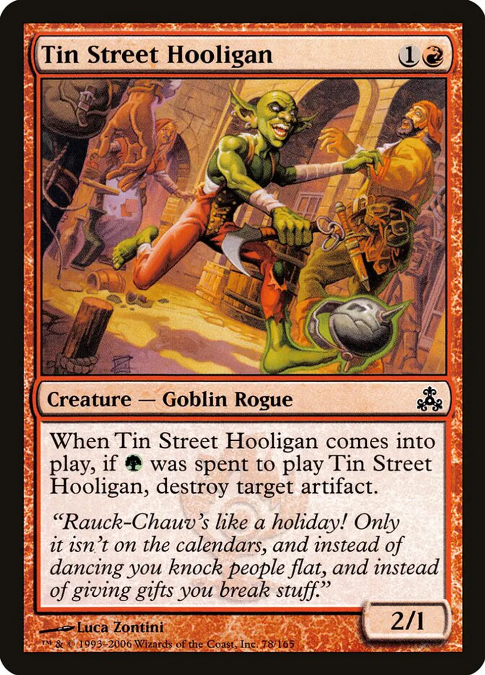 Tin Street Hooligan 1