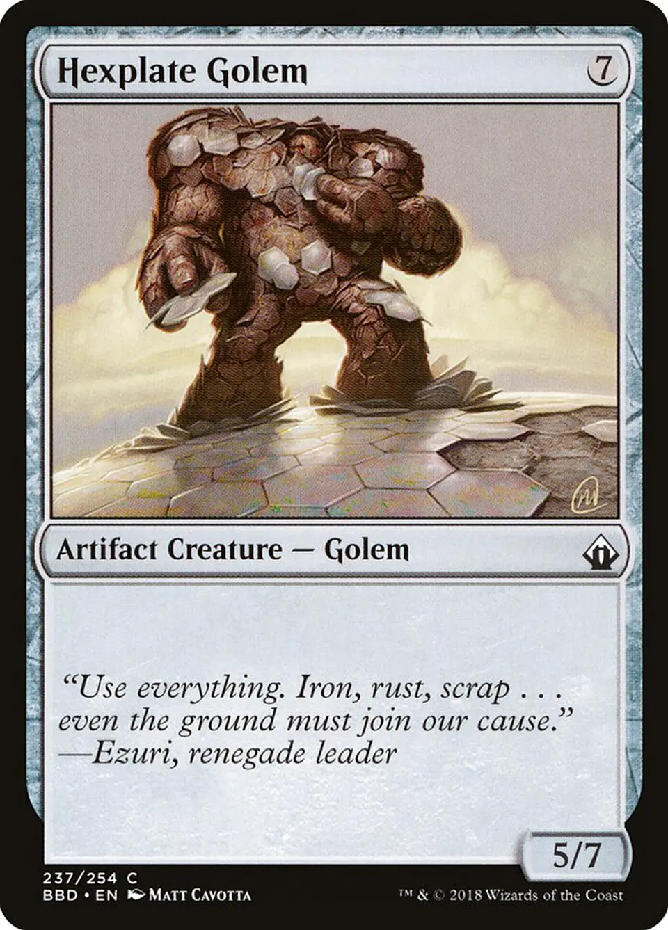 Hexplate Golem 1