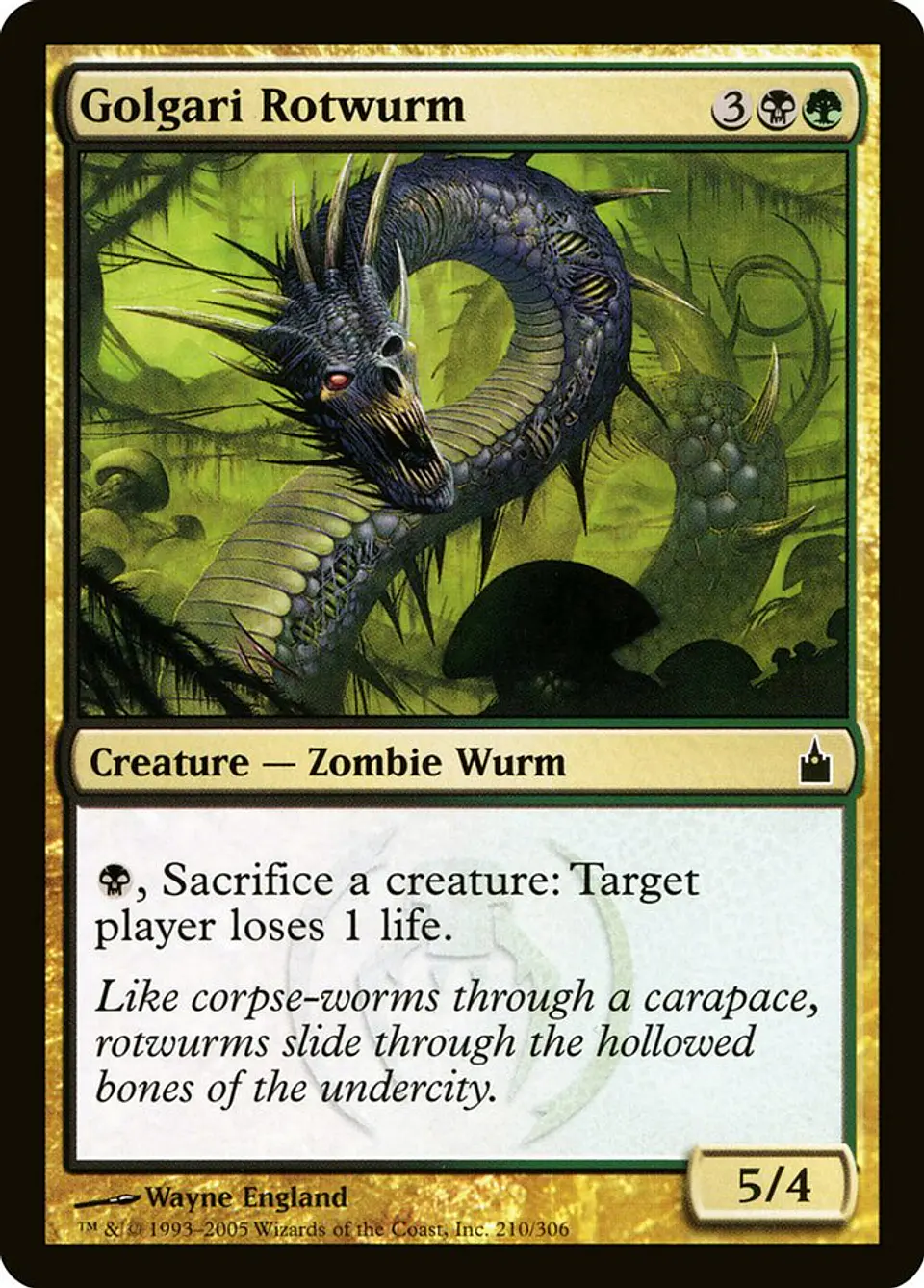 Golgari Rotwurm 1