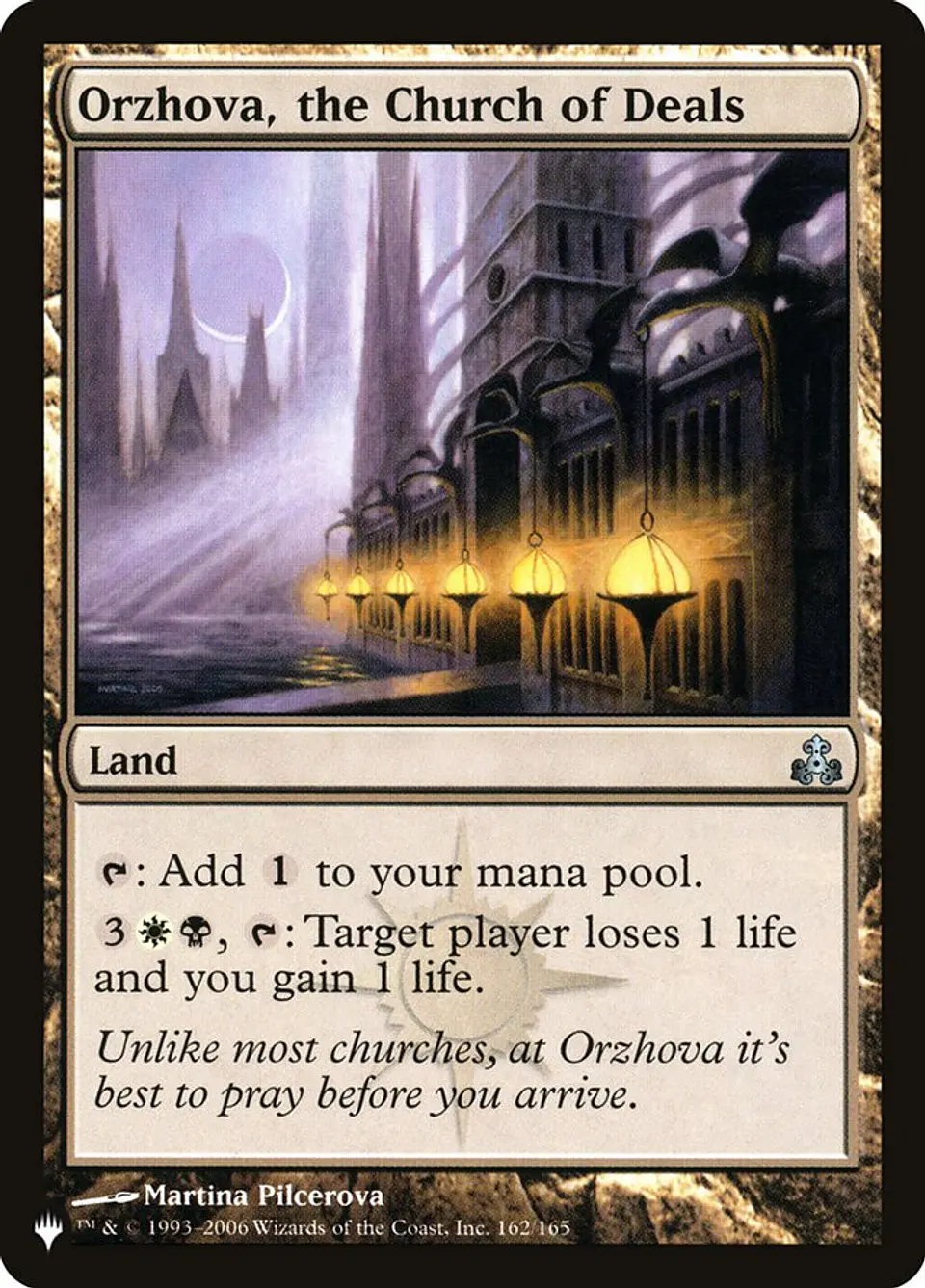 Orzhova, the Church of Deals (The List) 1