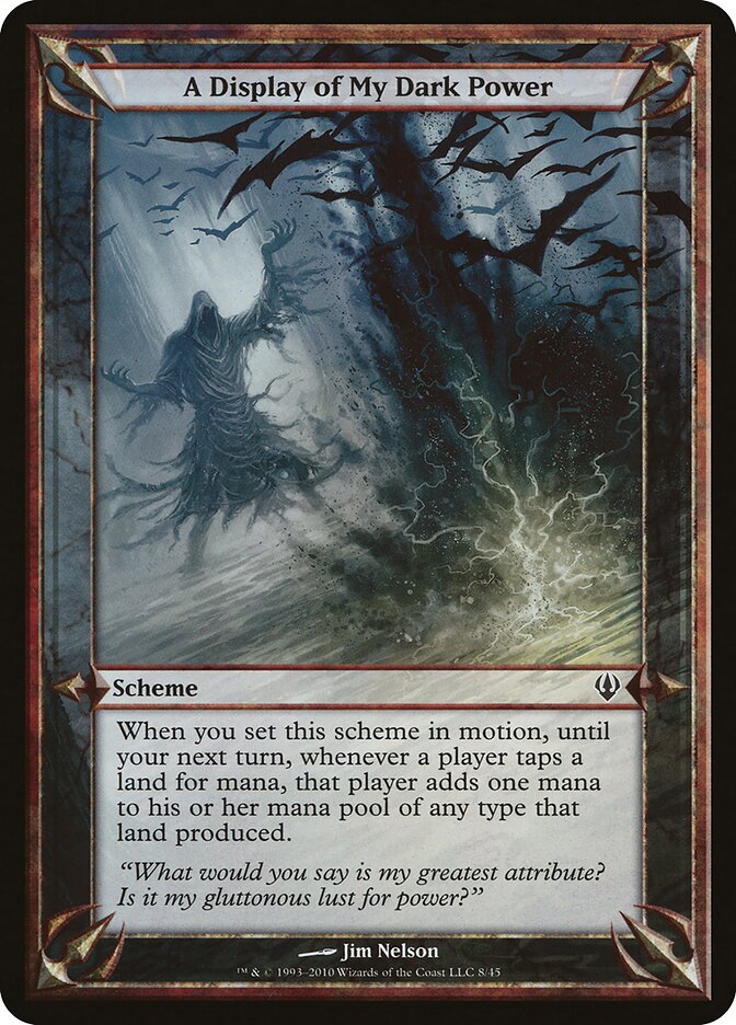 A Display of My Dark Power (Oversize)