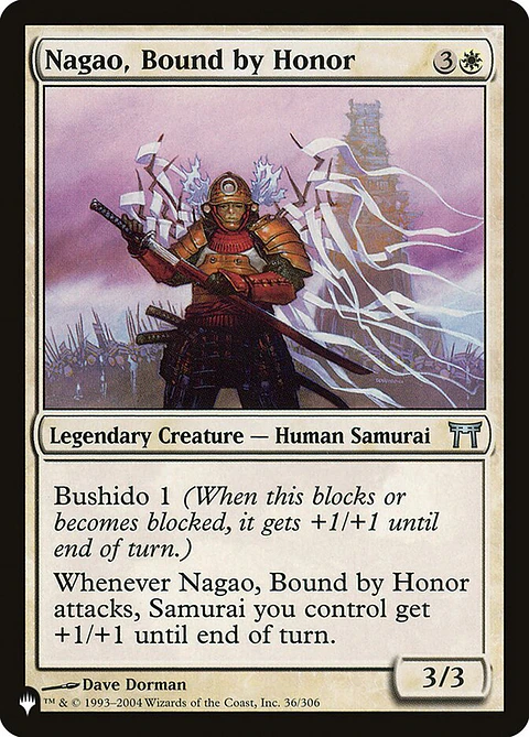 Nagao, Bound by Honor (The List)