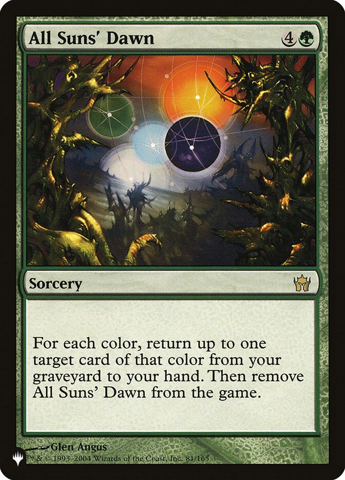All Suns' Dawn (The List)