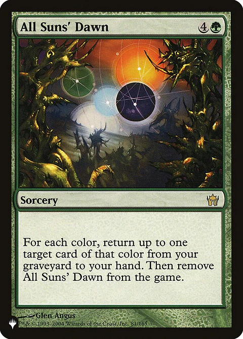 All Suns' Dawn (The List)