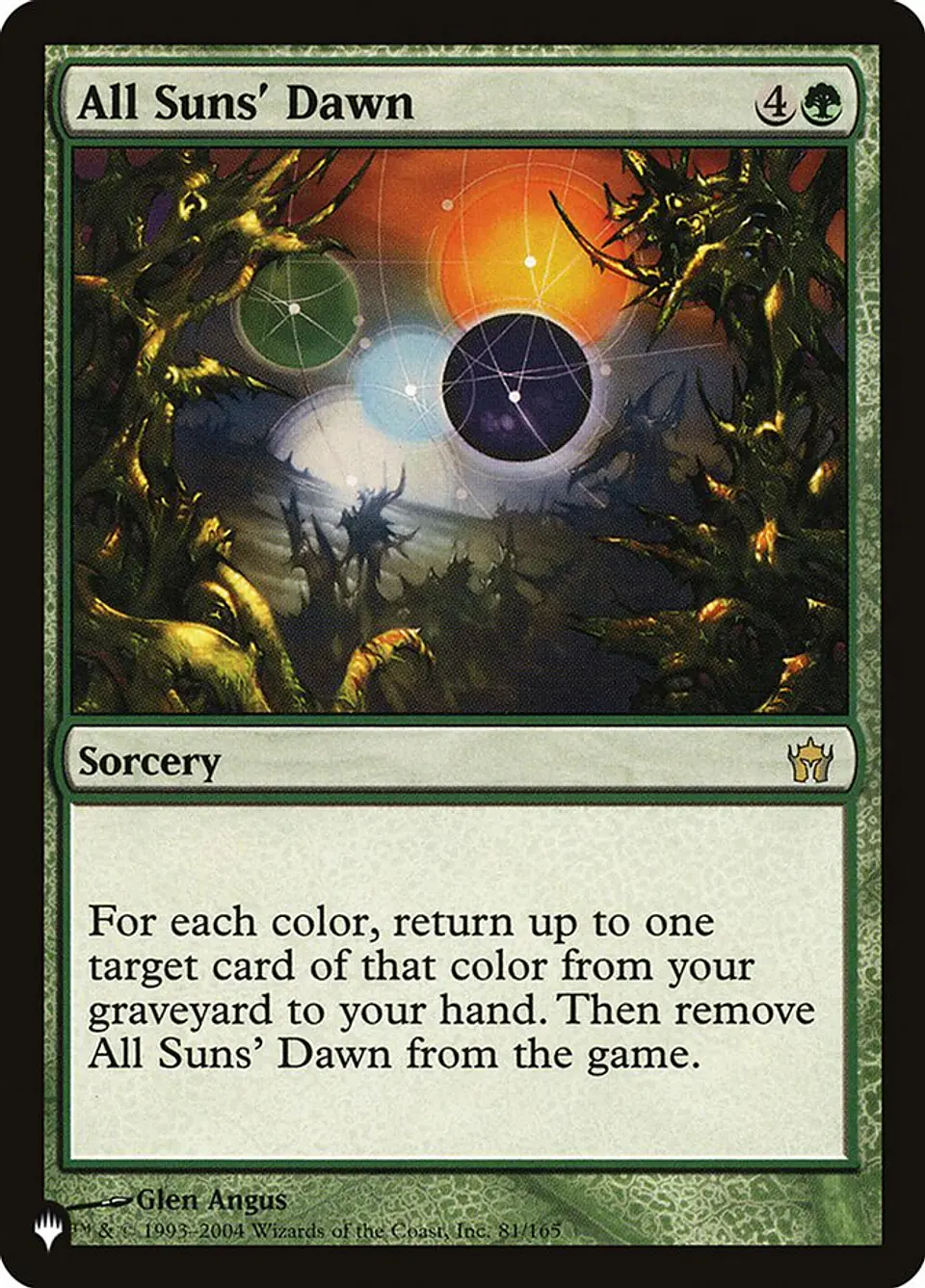 All Suns' Dawn (The List) 1