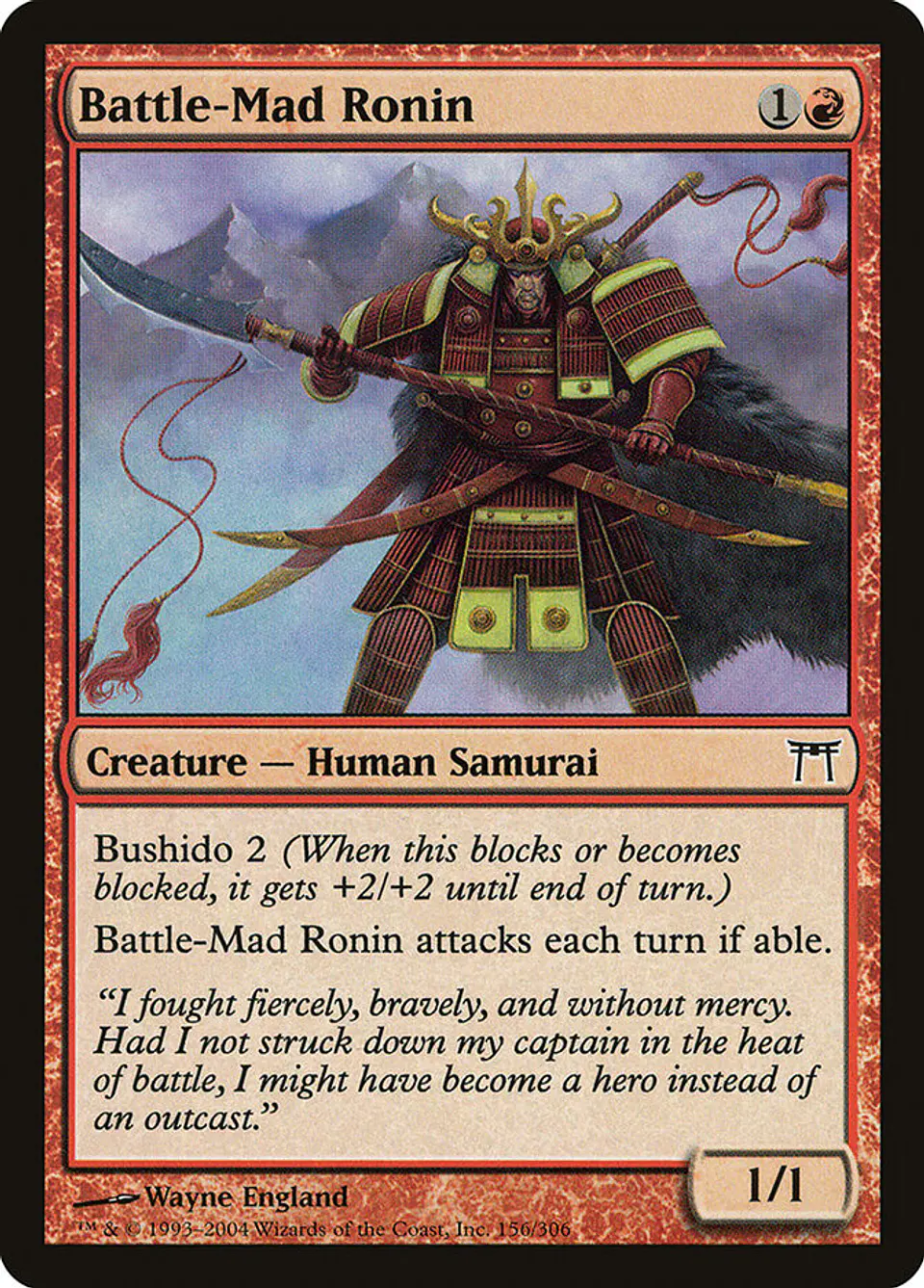 Battle-Mad Ronin 1