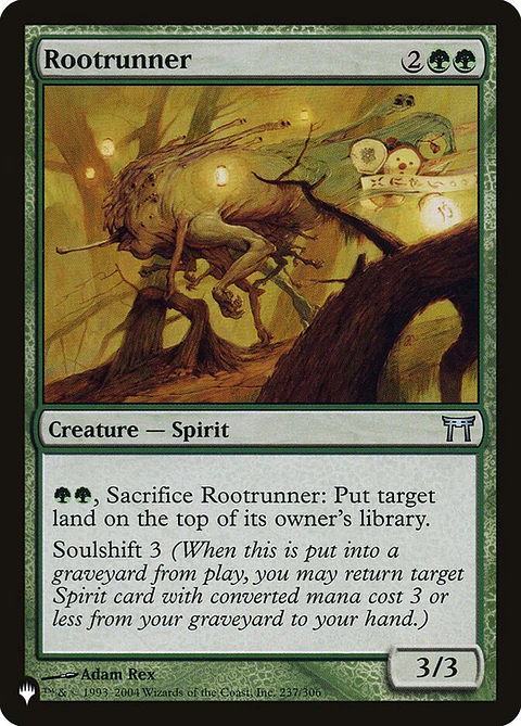 Rootrunner (The List)