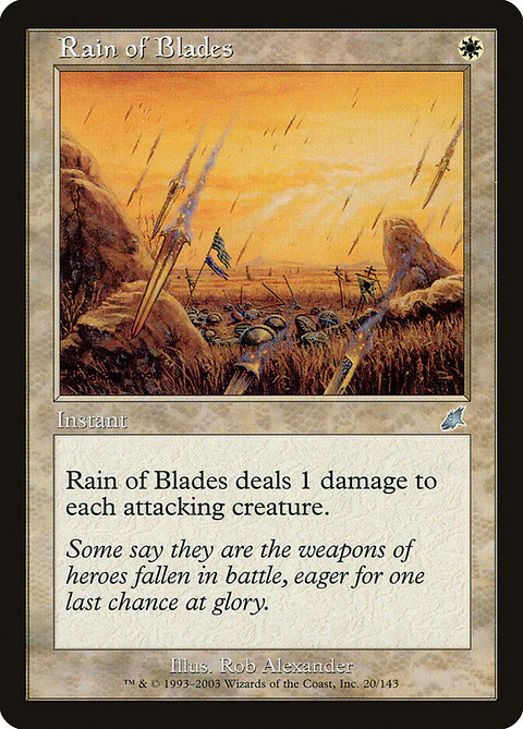 Rain of Blades (Retro Frame)