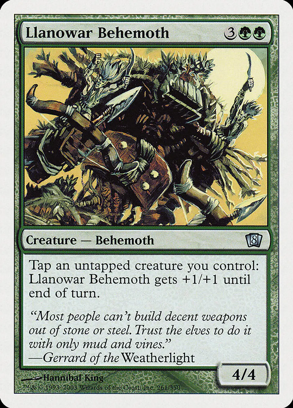 Llanowar Behemoth 1