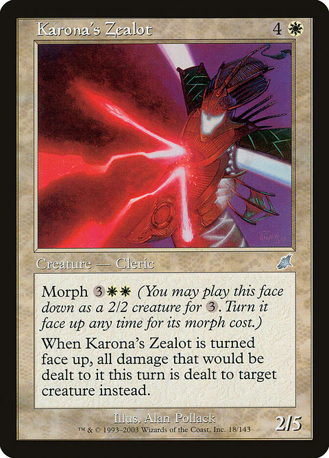Karona's Zealot (Retro Frame)