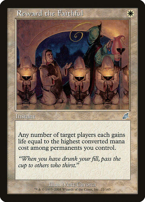 Reward the Faithful (Retro Frame)