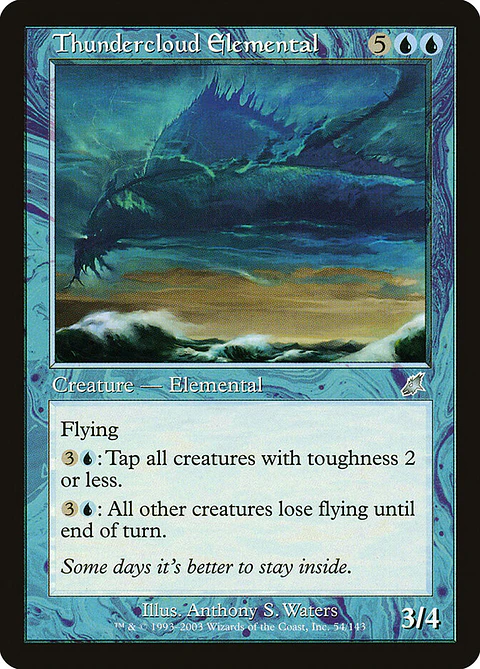 Thundercloud Elemental (Retro Frame)