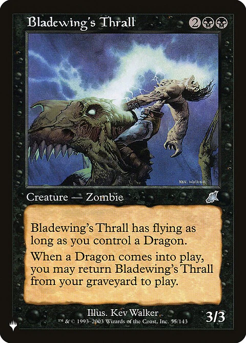 Bladewing's Thrall (The List)