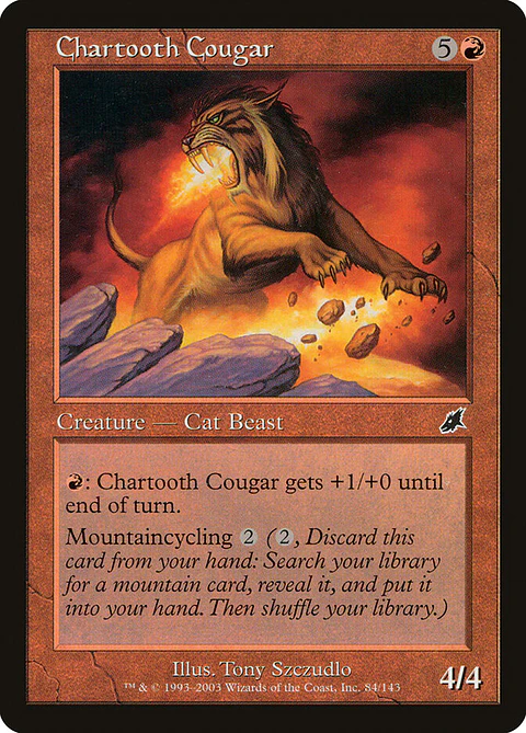 Chartooth Cougar (Retro Frame)