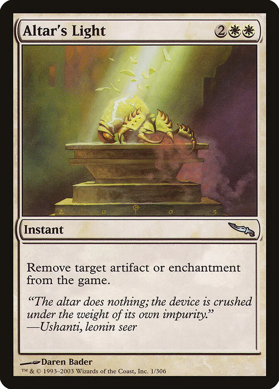 Altar's Light 1