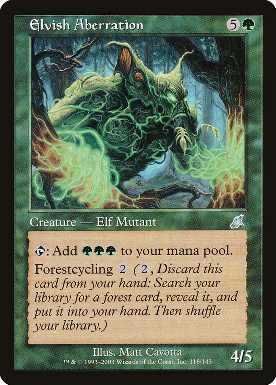Elvish Aberration (Retro Frame) 1