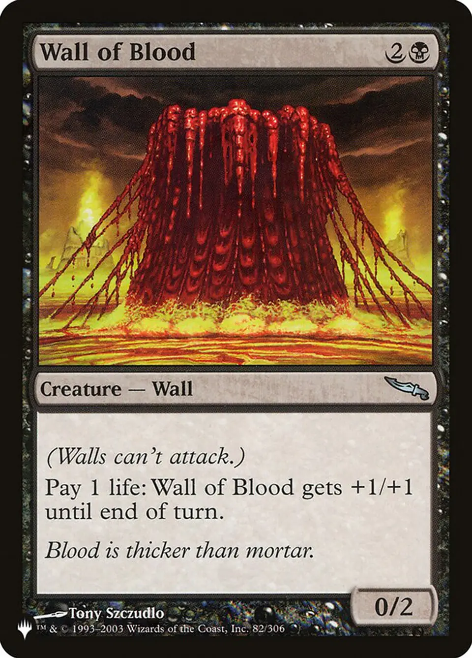 Wall of Blood (The List) 1