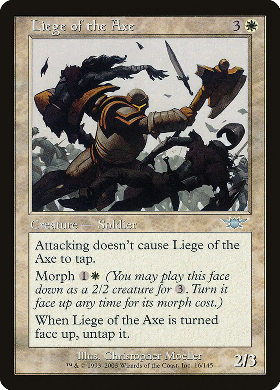 Liege of the Axe (Retro Frame) 1