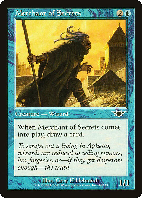 Merchant of Secrets (Retro Frame)