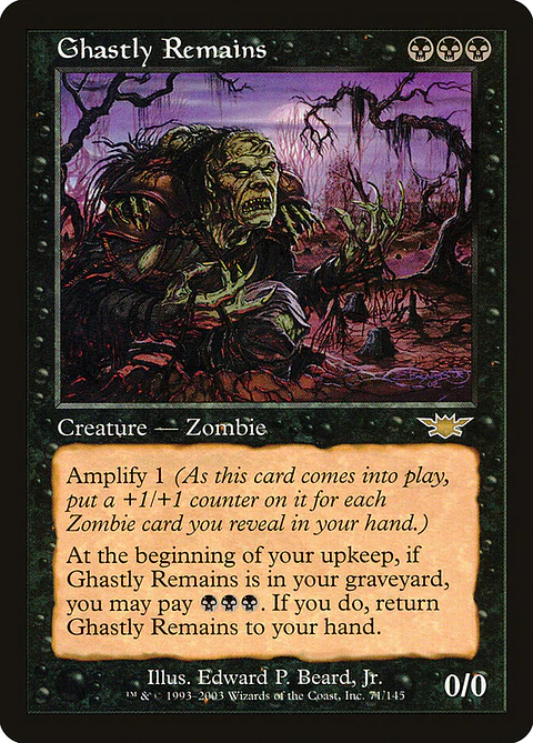 Ghastly Remains (Retro Frame)