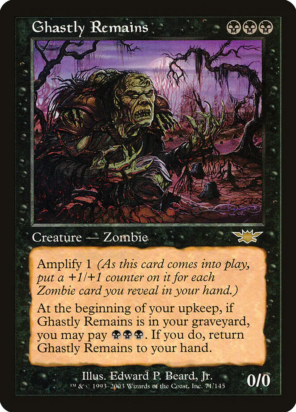 Ghastly Remains (Retro Frame) 1