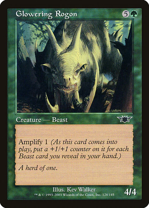 Glowering Rogon (Retro Frame)