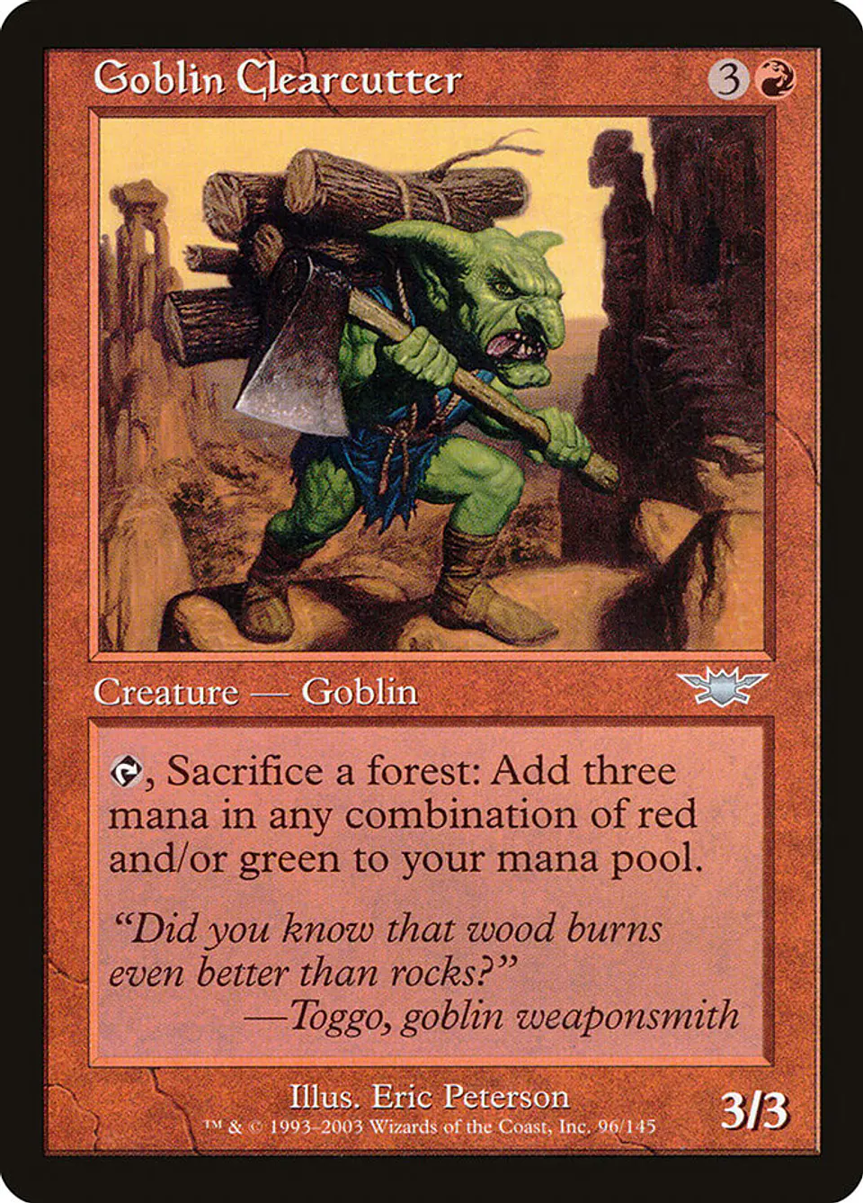 Goblin Clearcutter (Retro Frame) 1