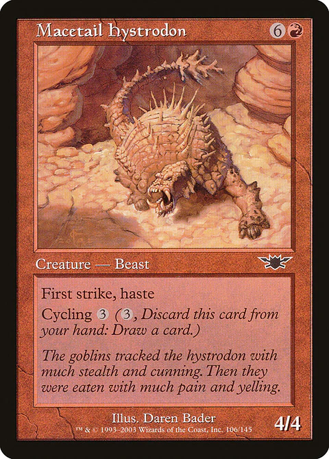 Macetail Hystrodon (Retro Frame)