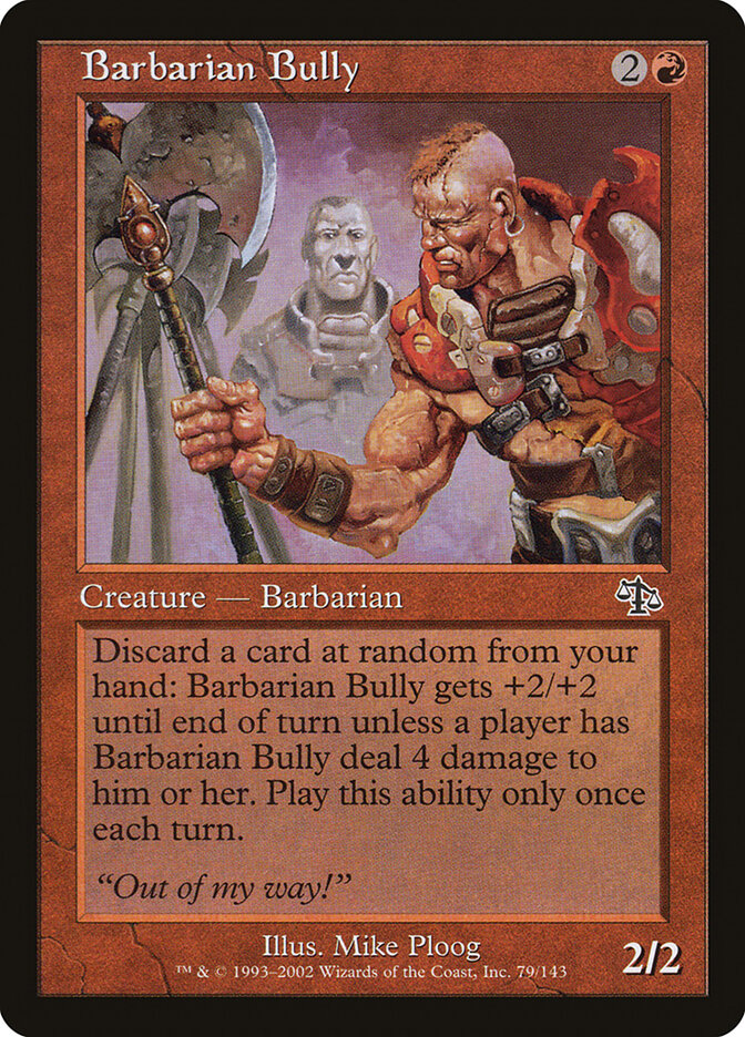 Barbarian Bully (Retro Frame)