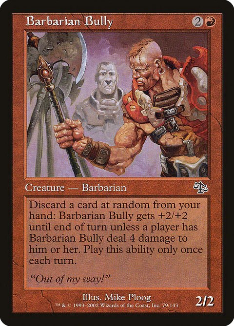 Barbarian Bully (Retro Frame)