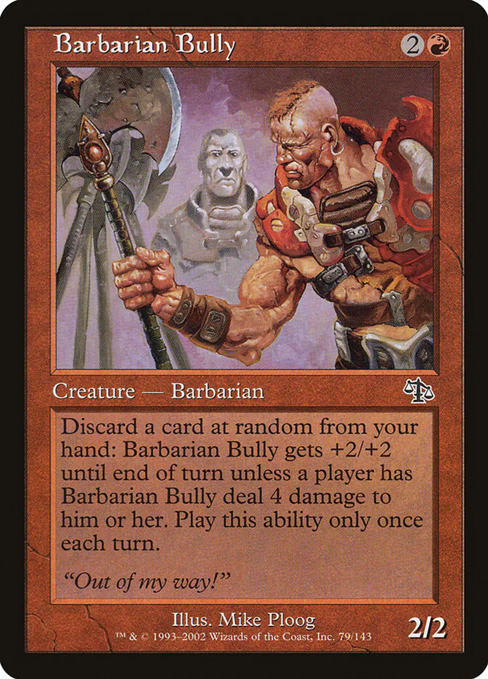 Barbarian Bully (Retro Frame) 1