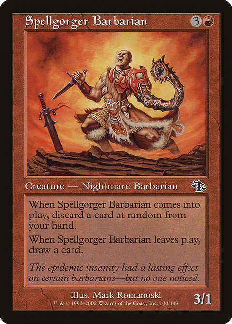 Spellgorger Barbarian (Retro Frame)