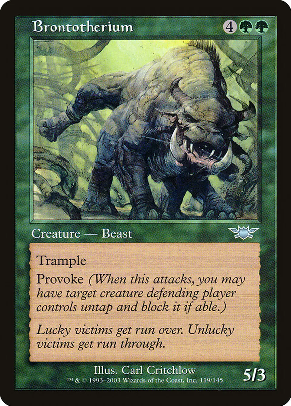 Brontotherium (Retro Frame) 1