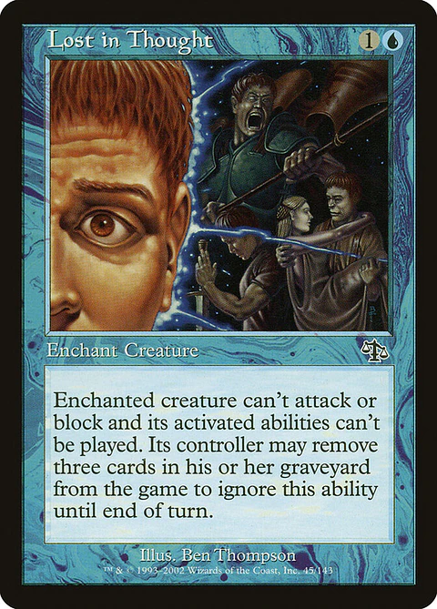 Lost in Thought (Retro Frame)