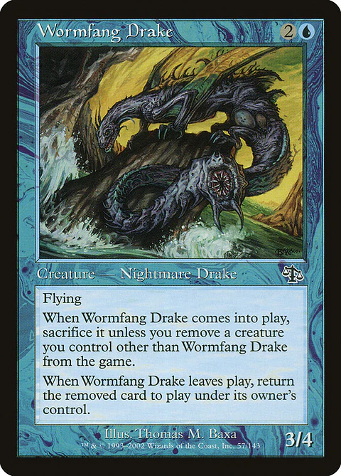 Wormfang Drake (Retro Frame)