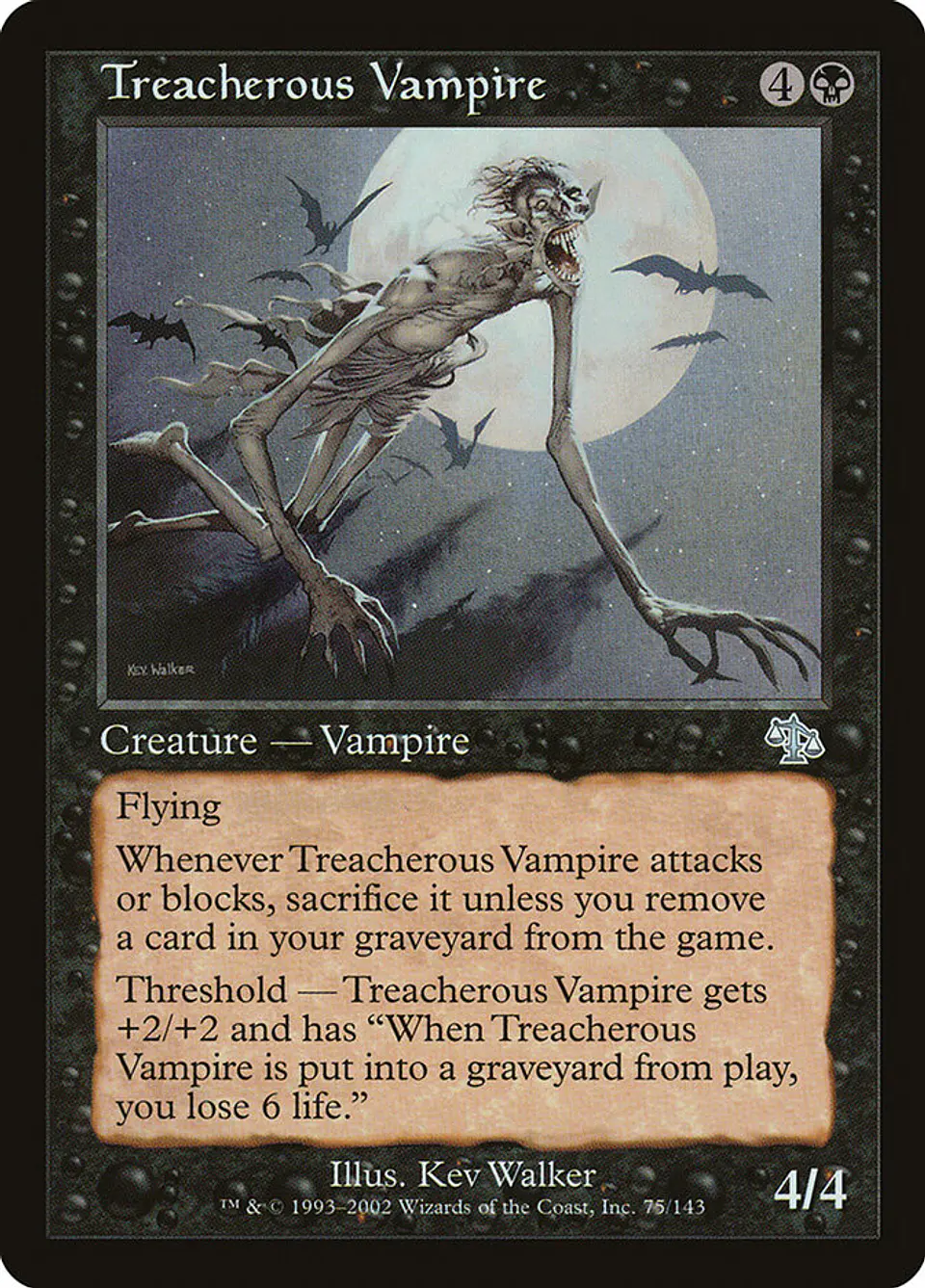 Treacherous Vampire (Retro Frame) 1