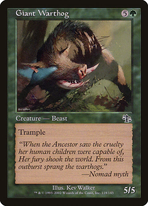 Giant Warthog (Retro Frame)