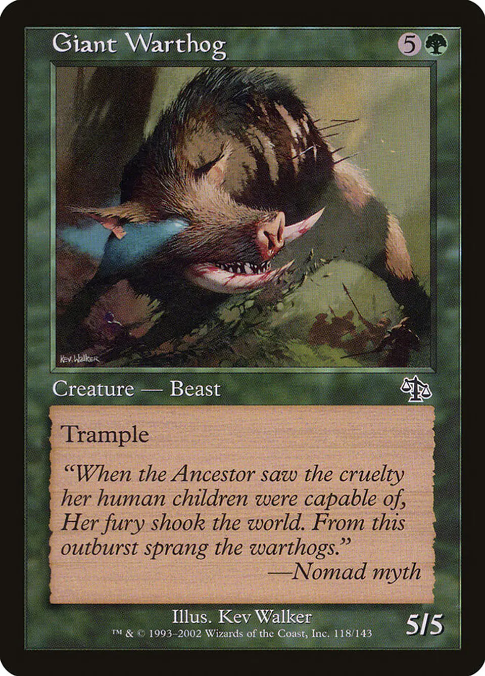 Giant Warthog (Retro Frame) 1