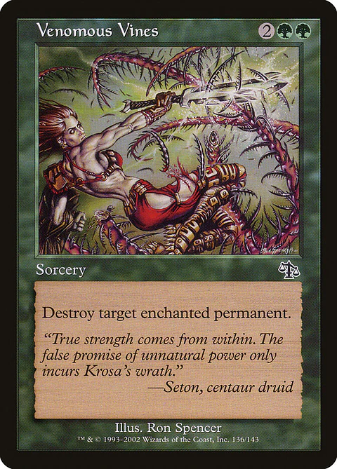 Venomous Vines (Retro Frame)