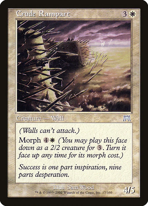 Crude Rampart (Retro Frame)