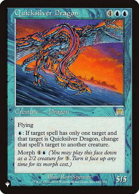 Quicksilver Dragon (The List)