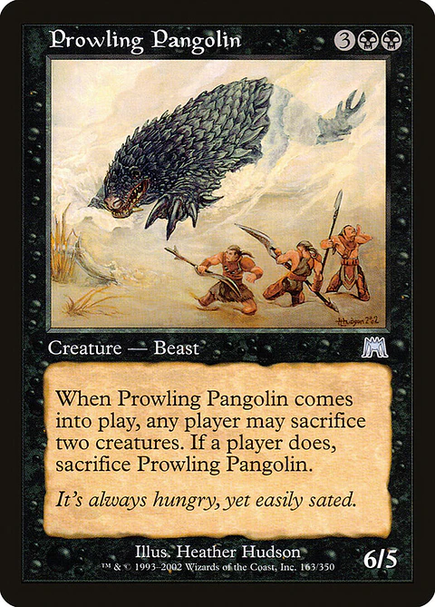 Prowling Pangolin (Retro Frame)
