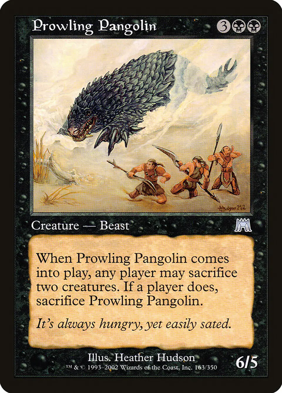 Prowling Pangolin (Retro Frame) 1